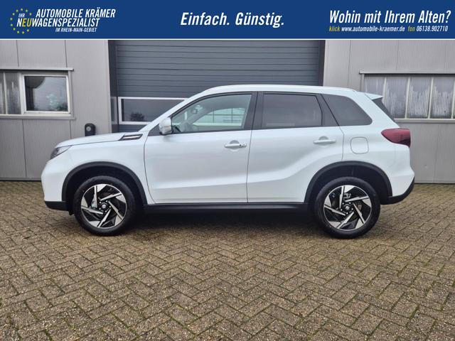 Suzuki Vitara Comfort+ 110PS Automatik MHEV 4x4 ALLGRIP 1.4 Boosterjet Allrad Teilleder Navi Klimaautomatik Sitzheizung ACC PDC v+h Rückf.Kamera Suzuki-Radio Apple CarPlay Android Auto Touchscreen 2xKeyless 17-LM 