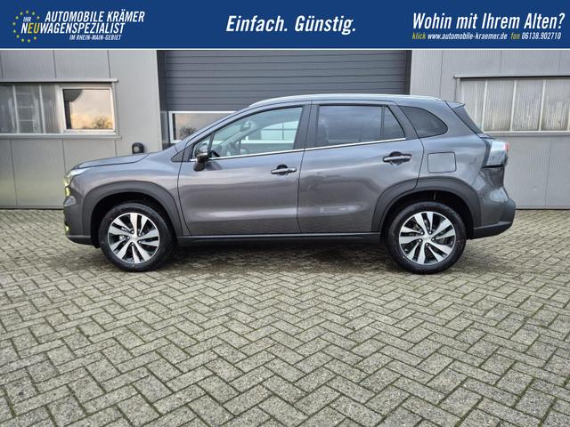 Suzuki S-Cross Comfort+ 110PS Automatik MHEV 4x4 ALLGRIP 1.4 Boosterjet Allrad Teilleder Navi Klimaautomatik Sitzheizung ACC PDC v+h 4x Kamera Suzuki-Radio Apple CarPlay Android Auto Touchscreen 2xKeyless 17-LM 