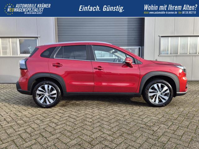 Suzuki S-Cross Comfort+ 110PS Automatik MHEV 4x4 ALLGRIP 1.4 Boosterjet Allrad Teilleder Navi Klimaautomatik Sitzheizung ACC PDC v+h 4x Kamera Suzuki-Radio Apple CarPlay Android Auto Touchscreen 2xKeyless 17-LM 
