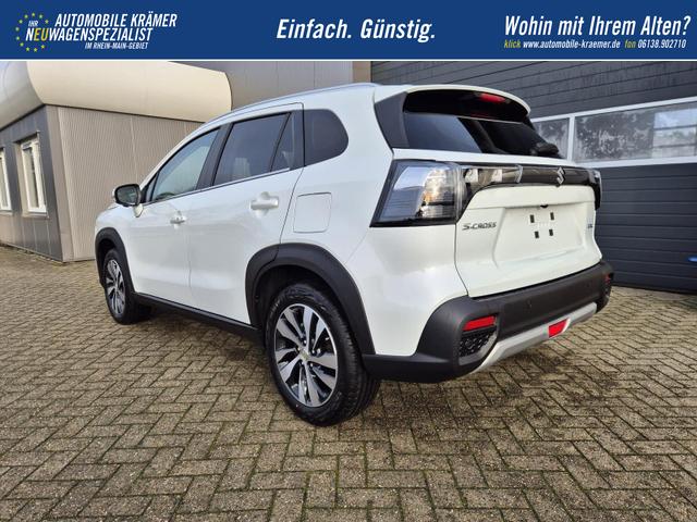 Suzuki S-Cross Comfort+ 110PS Automatik MHEV 4x4 ALLGRIP 1.4 Boosterjet Allrad Teilleder Navi Klimaautomatik Sitzheizung ACC PDC v+h 4x Kamera Suzuki-Radio Apple CarPlay Android Auto Touchscreen 2xKeyless 17-LM 