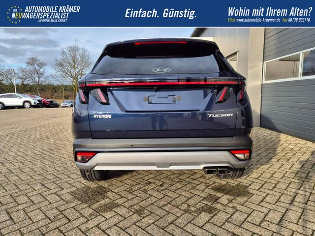 Hyundai TUCSON Trend 1.6 T-GDI 150PS Automatik TZ 2026 Teil-Leder Sitzheizung v+h Lenkradheizung Klimaautomatik Navi Touchscreen DAB+ Apple CarPlay + Android Auto PDC R&uuml;ckf.-Kamera Matrix-LED-Scheinw. 