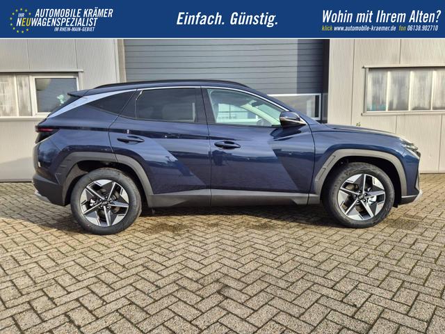 Hyundai TUCSON Trend 1.6 T-GDI 150PS Automatik TZ 2026 Teil-Leder Sitzheizung v+h Lenkradheizung Klimaautomatik Navi Touchscreen DAB+ Apple CarPlay + Android Auto PDC R&uuml;ckf.-Kamera Matrix-LED-Scheinw. 