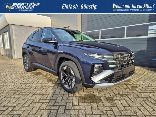 Hyundai TUCSON Trend 1.6 T-GDI 150PS Automatik TZ 2026 Teil-Leder Sitzheizung v+h Lenkradheizung Klimaautomatik Navi Touchscreen DAB+ Apple CarPlay + Android Auto PDC R&uuml;ckf.-Kamera Matrix-LED-Scheinw. 