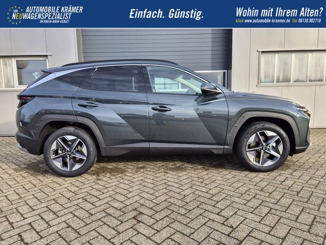 Hyundai TUCSON Trend 1.6 T-GDI 150PS Automatik TZ 2026 Teil-Leder Sitzheizung v+h Lenkradheizung Klimaautomatik Navi Touchscreen DAB+ Apple CarPlay + Android Auto PDC R&uuml;ckf.-Kamera Matrix-LED-Scheinw. 
