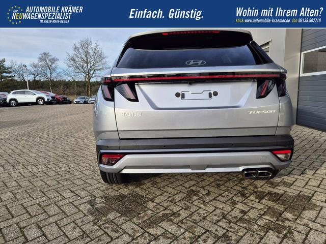 Hyundai TUCSON Trend 1.6 T-GDI 150PS Automatik TZ 2026 Teil-Leder Sitzheizung v+h Lenkradheizung Klimaautomatik Navi Touchscreen DAB+ Apple CarPlay + Android Auto PDC R&uuml;ckf.-Kamera Matrix-LED-Scheinw. 