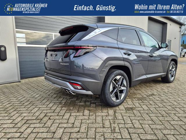 Hyundai TUCSON Trend 1.6 T-GDI 150PS Automatik TZ 2026 Teil-Leder Sitzheizung v+h Lenkradheizung Klimaautomatik Navi Touchscreen DAB+ Apple CarPlay + Android Auto PDC R&uuml;ckf.-Kamera Matrix-LED-Scheinw. 