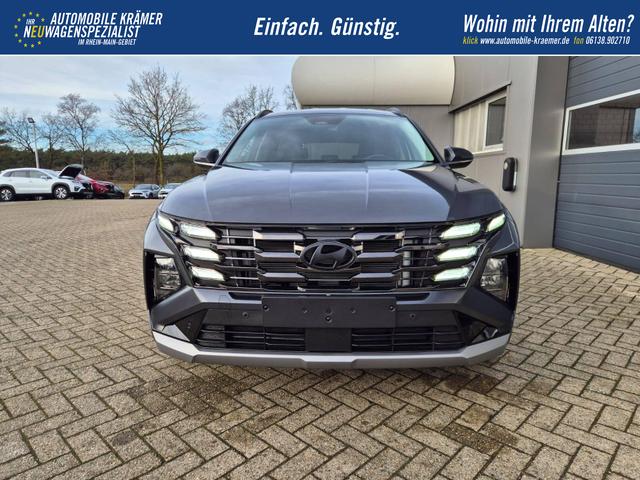 Hyundai TUCSON Trend 1.6 T-GDI 150PS Automatik TZ 2026 Teil-Leder Sitzheizung v+h Lenkradheizung Klimaautomatik Navi Touchscreen DAB+ Apple CarPlay + Android Auto PDC R&uuml;ckf.-Kamera Matrix-LED-Scheinw. 