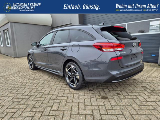 Hyundai i30 Kombi 1.6 T-GDI 150PS Automatik N-Line MY2026 Sitzheizung Lenkradheizung Klimaautomatik Navi 10,3"-Touchscreen Bluelink Apple CarPlay + Android Auto PDC v+h R&uuml;ckf.Kamera 18-LM 