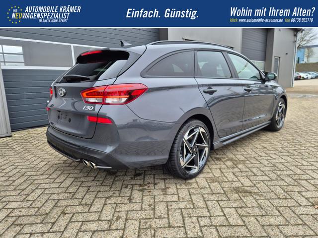 Hyundai i30 Kombi 1.6 T-GDI 150PS Automatik N-Line MY2026 Sitzheizung Lenkradheizung Klimaautomatik Navi 10,3"-Touchscreen Bluelink Apple CarPlay + Android Auto PDC v+h R&uuml;ckf.Kamera 18-LM 