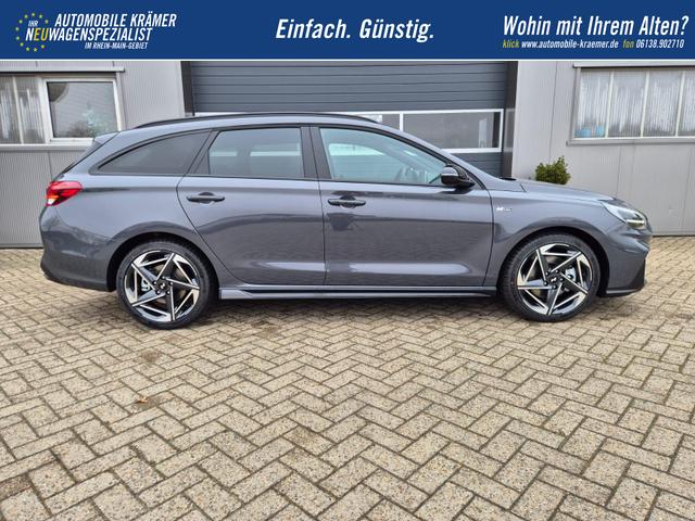 Hyundai i30 Kombi 1.6 T-GDI 150PS Automatik N-Line MY2026 Sitzheizung Lenkradheizung Klimaautomatik Navi 10,3"-Touchscreen Bluelink Apple CarPlay + Android Auto PDC v+h R&uuml;ckf.Kamera 18-LM 