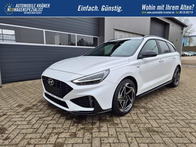 Hyundai i30 Kombi 1.6 T-GDI 150PS Automatik N-Line MY2026 Sitzheizung Lenkradheizung Klimaautomatik Navi 10,3"-Touchscreen Bluelink Apple CarPlay + Android Auto PDC v+h R&uuml;ckf.Kamera 18-LM 