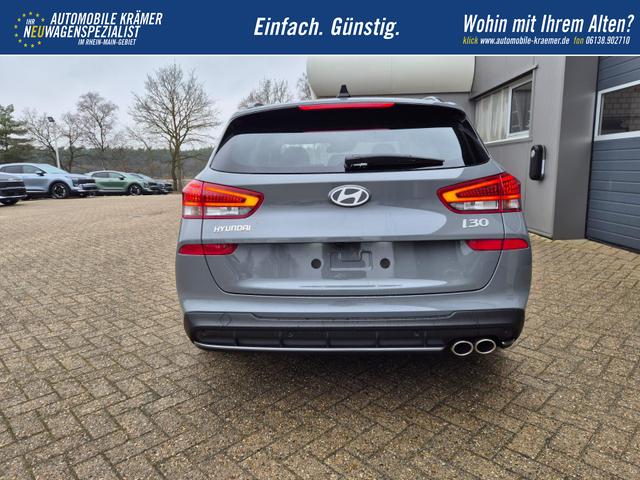 Hyundai i30 Kombi 1.6 T-GDI 150PS Automatik N-Line MY2026 Sitzheizung Lenkradheizung Klimaautomatik Navi 10,3"-Touchscreen Bluelink Apple CarPlay + Android Auto PDC v+h R&uuml;ckf.Kamera 18-LM 