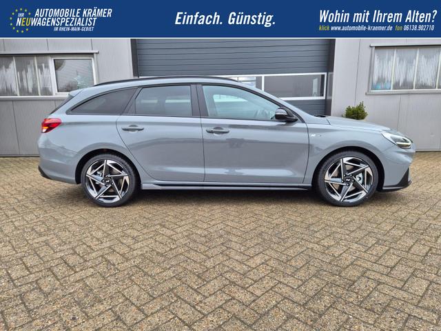 Hyundai i30 Kombi 1.6 T-GDI 150PS Automatik N-Line MY2026 Sitzheizung Lenkradheizung Klimaautomatik Navi 10,3"-Touchscreen Bluelink Apple CarPlay + Android Auto PDC v+h R&uuml;ckf.Kamera 18-LM 