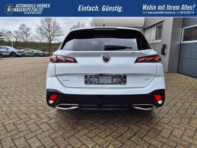 Peugeot 308 SW GT Exclusive 1.2 Hybrid 145PS Automatik Matrix-LED elektr. PanoDach Heckklappe Sitzheizung Lenkradheizung Navi 10" HD-Touchscreen wireless Apple CarPlay + Android Auto FOCAL-System 2x Keyless ACC 4x Kamera PDC v+h 18"LM 