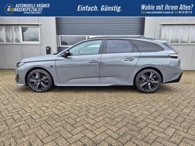 Peugeot 308 SW GT Exclusive 1.2 Hybrid 145PS Automatik Matrix-LED elektr. PanoDach Heckklappe Sitzheizung Lenkradheizung Navi 10" HD-Touchscreen wireless Apple CarPlay + Android Auto FOCAL-System 2x Keyless ACC 4x Kamera PDC v+h 18"LM 