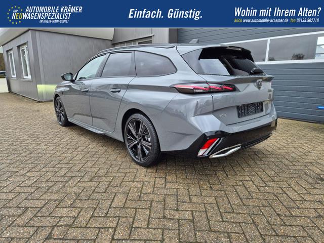 Peugeot 308 SW GT Exclusive 1.2 Hybrid 145PS Automatik Matrix-LED elektr. PanoDach Heckklappe Sitzheizung Lenkradheizung Navi 10" HD-Touchscreen wireless Apple CarPlay + Android Auto FOCAL-System 2x Keyless ACC 4x Kamera PDC v+h 18"LM 