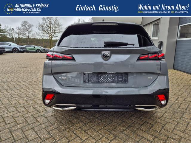 Peugeot 308 SW GT Exclusive 1.2 Hybrid 145PS Automatik Matrix-LED elektr. PanoDach Heckklappe Sitzheizung Lenkradheizung Navi 10" HD-Touchscreen wireless Apple CarPlay + Android Auto FOCAL-System 2x Keyless ACC 4x Kamera PDC v+h 18"LM 