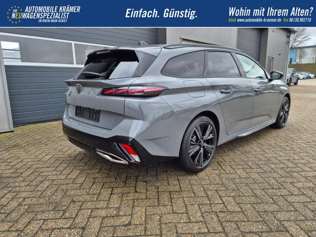 Peugeot 308 SW GT Exclusive 1.2 Hybrid 145PS Automatik Matrix-LED elektr. PanoDach Heckklappe Sitzheizung Lenkradheizung Navi 10" HD-Touchscreen wireless Apple CarPlay + Android Auto FOCAL-System 2x Keyless ACC 4x Kamera PDC v+h 18"LM 