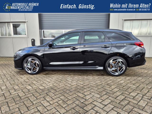 Hyundai i30 Kombi 1.6 T-GDI 150PS Automatik N-Line MY2026 Sitzheizung Lenkradheizung Klimaautomatik Navi 10,3"-Touchscreen Bluelink Apple CarPlay + Android Auto PDC v+h R&uuml;ckf.Kamera 18-LM 