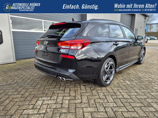 Hyundai i30 Kombi 1.6 T-GDI 150PS Automatik N-Line MY2026 Sitzheizung Lenkradheizung Klimaautomatik Navi 10,3"-Touchscreen Bluelink Apple CarPlay + Android Auto PDC v+h R&uuml;ckf.Kamera 18-LM 