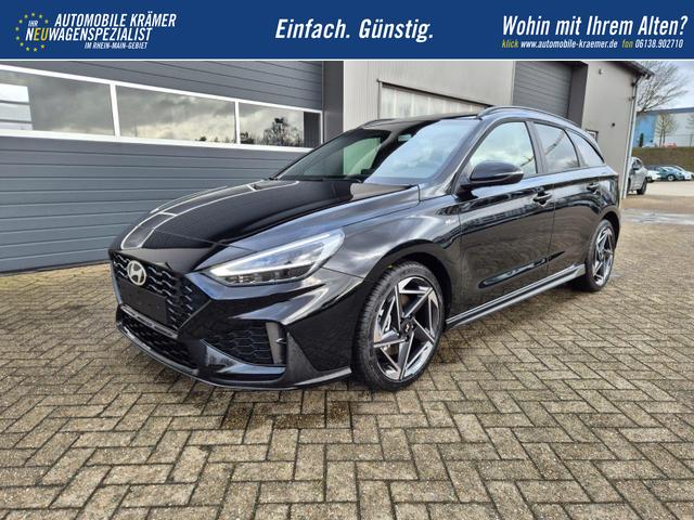 Hyundai i30 Kombi 1.6 T-GDI 150PS Automatik N-Line MY2026 Sitzheizung Lenkradheizung Klimaautomatik Navi 10,3"-Touchscreen Bluelink Apple CarPlay + Android Auto PDC v+h R&uuml;ckf.Kamera 18-LM 