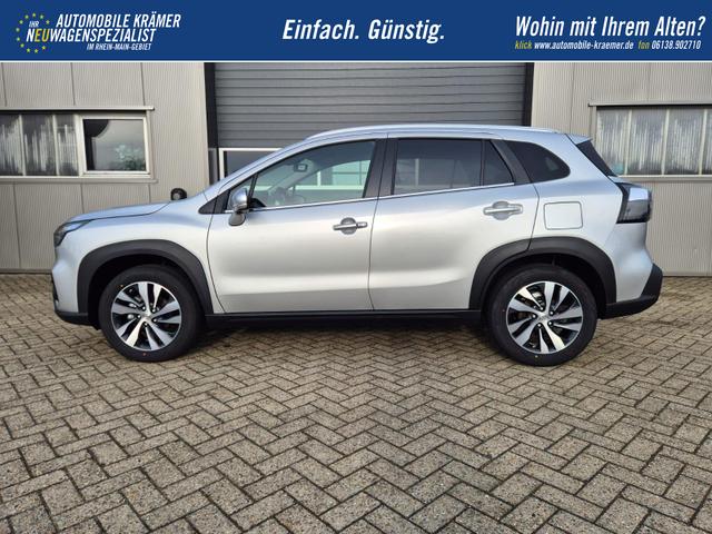 Suzuki S-Cross Comfort+ 110PS Automatik MHEV 1.4 Boosterjet Teilleder Navi Klimaautomatik Sitzheizung ACC PDC v+h 4x Kamera Suzuki-Radio Apple CarPlay Android Auto Touchscreen 2xKeyless 17-LM 