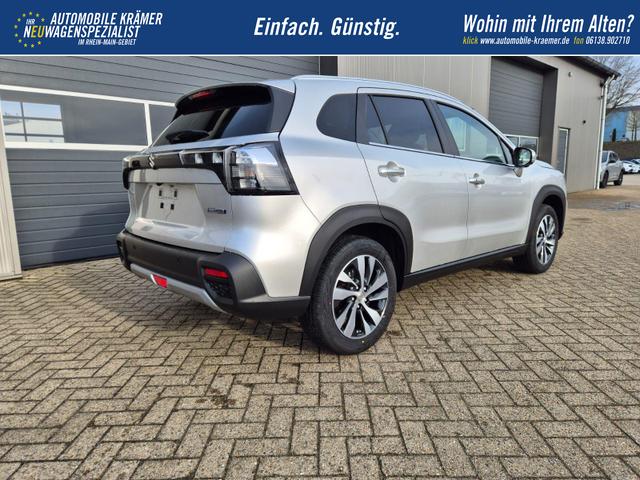 Suzuki S-Cross Comfort+ 110PS Automatik MHEV 1.4 Boosterjet Teilleder Navi Klimaautomatik Sitzheizung ACC PDC v+h 4x Kamera Suzuki-Radio Apple CarPlay Android Auto Touchscreen 2xKeyless 17-LM 