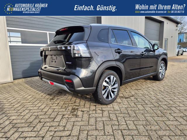 Suzuki S-Cross Comfort+ 110PS MHEV 4x4 ALLGRIP 1.4 Boosterjet Teilleder Navi Klimaautomatik Sitzheizung ACC PDC v+h 4x Kamera Suzuki-Radio Apple CarPlay Android Auto Touchscreen 2xKeyless 17-LM 