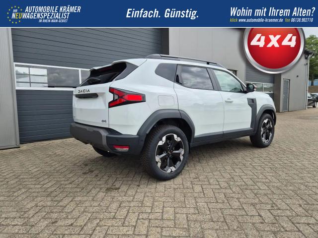 Dacia Duster Extreme 4x4 130PS 1.2 TCe 4x Kamera Lenkradheizung Sitzheizung Klimaautomatik Teil-Leder elektr.Parkbremse Bluetooth Apple Carplay Android Auto PDC v+h 2xKeyless 18-LM Ganzj.Reifen 