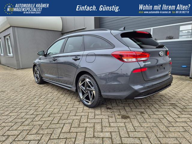Hyundai i30 Kombi 1.6 T-GDI 150PS Automatik N-Line MY2026 Sitzheizung Lenkradheizung Klimaautomatik Navi 10,3"-Touchscreen Bluelink Apple CarPlay + Android Auto PDC v+h R&uuml;ckf.Kamera 18-LM 