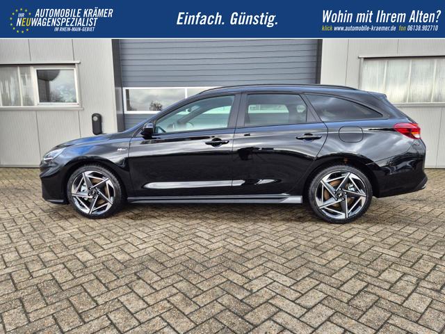 Hyundai i30 Kombi 1.6 T-GDI 150PS Automatik N-Line MY2026 Sitzheizung Lenkradheizung Klimaautomatik Navi 10,3"-Touchscreen Bluelink Apple CarPlay + Android Auto PDC v+h R&uuml;ckf.Kamera 18-LM 