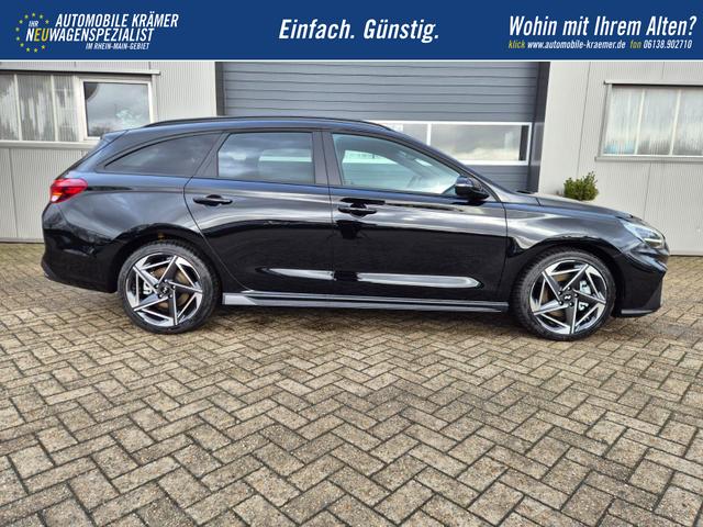 Hyundai i30 Kombi 1.6 T-GDI 150PS Automatik N-Line MY2026 Sitzheizung Lenkradheizung Klimaautomatik Navi 10,3"-Touchscreen Bluelink Apple CarPlay + Android Auto PDC v+h R&uuml;ckf.Kamera 18-LM 