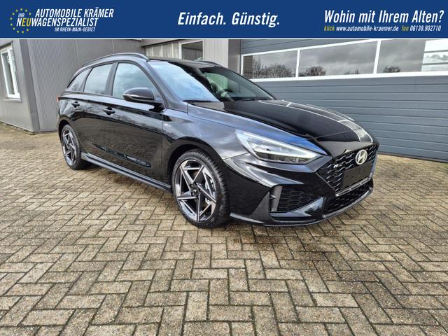 Hyundai i30 Kombi 1.6 T-GDI 150PS Automatik N-Line MY2026 Sitzheizung Lenkradheizung Klimaautomatik Navi 10,3"-Touchscreen Bluelink Apple CarPlay + Android Auto PDC v+h R&uuml;ckf.Kamera 18-LM 