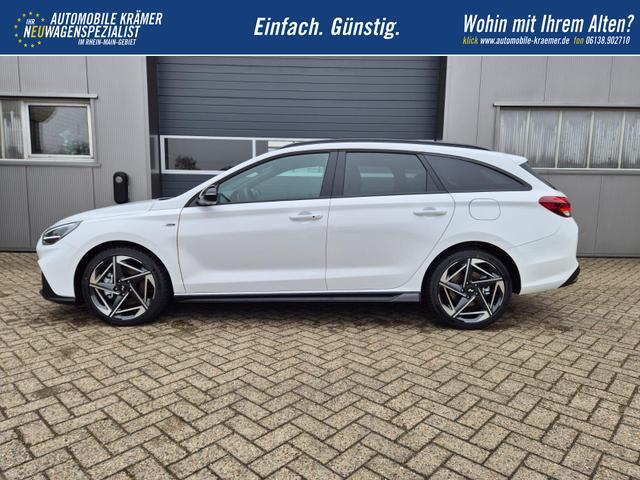 Hyundai i30 Kombi 1.6 T-GDI 150PS Automatik N-Line MY2026 Sitzheizung Lenkradheizung Klimaautomatik Navi 10,3"-Touchscreen Bluelink Apple CarPlay + Android Auto PDC v+h R&uuml;ckf.Kamera 18-LM 