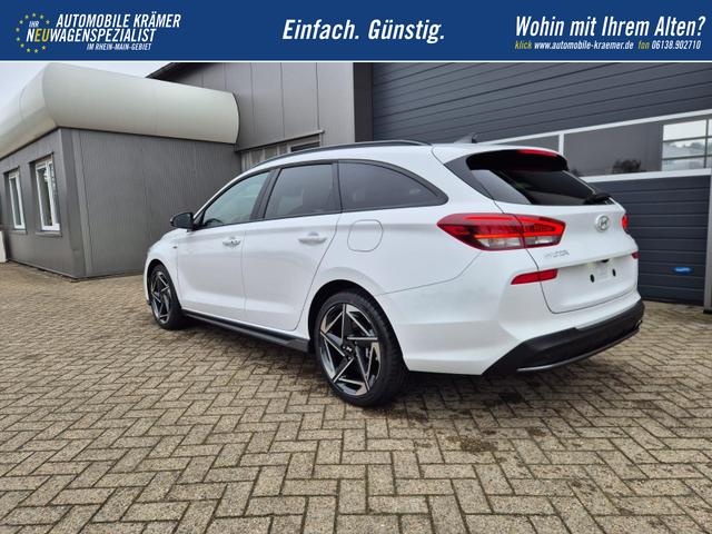 Hyundai i30 Kombi 1.6 T-GDI 150PS Automatik N-Line MY2026 Sitzheizung Lenkradheizung Klimaautomatik Navi 10,3"-Touchscreen Bluelink Apple CarPlay + Android Auto PDC v+h R&uuml;ckf.Kamera 18-LM 