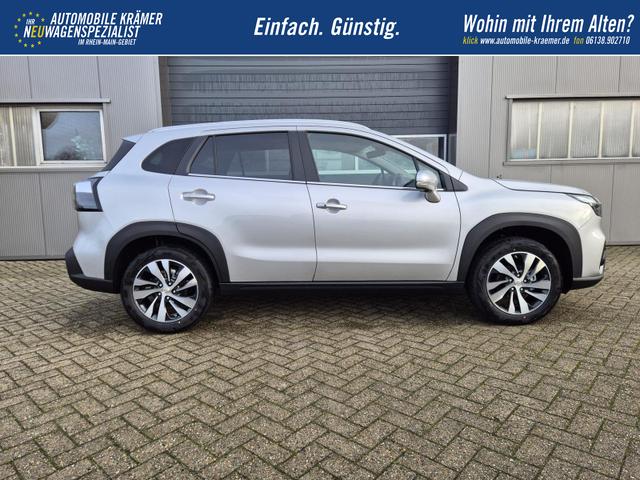 Suzuki S-Cross Comfort+ 110PS Automatik MHEV 4x4 ALLGRIP 1.4 Boosterjet Teilleder Navi Klimaautomatik Sitzheizung ACC PDC v+h 4x Kamera Suzuki-Radio Apple CarPlay Android Auto Touchscreen 2xKeyless 17-LM 