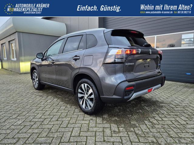 Suzuki S-Cross Comfort+ 110PS Automatik MHEV 4x4 ALLGRIP 1.4 Boosterjet Teilleder Navi Klimaautomatik Sitzheizung ACC PDC v+h 4x Kamera Suzuki-Radio Apple CarPlay Android Auto Touchscreen 2xKeyless 17-LM 