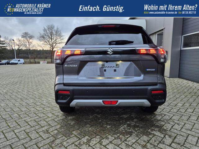 Suzuki S-Cross Comfort+ 110PS Automatik MHEV 4x4 ALLGRIP 1.4 Boosterjet Teilleder Navi Klimaautomatik Sitzheizung ACC PDC v+h 4x Kamera Suzuki-Radio Apple CarPlay Android Auto Touchscreen 2xKeyless 17-LM 