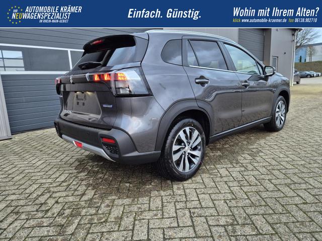 Suzuki S-Cross Comfort+ 110PS Automatik MHEV 4x4 ALLGRIP 1.4 Boosterjet Teilleder Navi Klimaautomatik Sitzheizung ACC PDC v+h 4x Kamera Suzuki-Radio Apple CarPlay Android Auto Touchscreen 2xKeyless 17-LM 