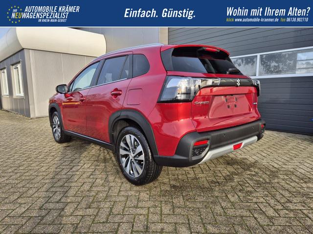 Suzuki S-Cross Comfort+ 110PS Automatik MHEV 4x4 ALLGRIP 1.4 Boosterjet Teilleder Navi Klimaautomatik Sitzheizung ACC PDC v+h 4x Kamera Suzuki-Radio Apple CarPlay Android Auto Touchscreen 2xKeyless 17-LM 