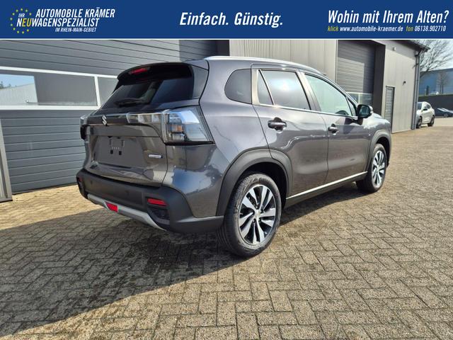 Suzuki S-Cross Comfort+ 110PS MHEV 4x4 ALLGRIP 1.4 Boosterjet Teilleder Navi Klimaautomatik Sitzheizung ACC PDC v+h 4x Kamera Suzuki-Radio Apple CarPlay Android Auto Touchscreen 2xKeyless 17-LM 