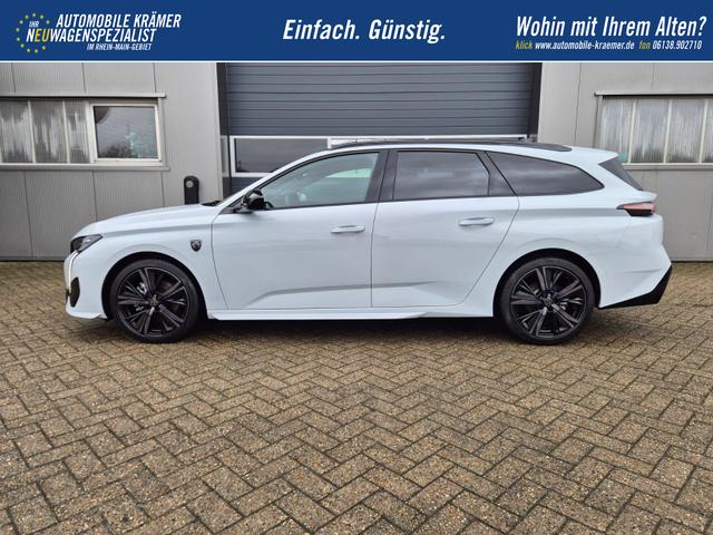 Peugeot 308 SW GT Exclusive 1.2 Hybrid 145PS Automatik Matrix-LED elektr. PanoDach Heckklappe Sitzheizung Lenkradheizung Navi 10" HD-Touchscreen wireless Apple CarPlay + Android Auto FOCAL-System 2x Keyless ACC 4x Kamera PDC v+h 18"LM 