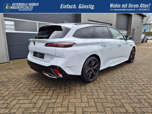 Peugeot 308 SW GT Exclusive 1.2 Hybrid 145PS Automatik Matrix-LED elektr. PanoDach Heckklappe Sitzheizung Lenkradheizung Navi 10" HD-Touchscreen wireless Apple CarPlay + Android Auto FOCAL-System 2x Keyless ACC 4x Kamera PDC v+h 18"LM 
