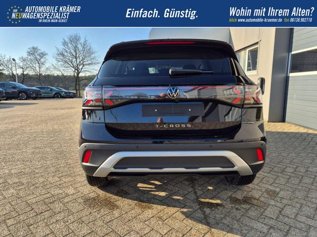 Volkswagen T-Cross 1.0 TSI 116PS DSG Life LED-Matrix-Scheinwerfer ACC Klimaautomatik Sitzheizung PDC v+h 17-LM abged.Scheiben 2xKeyless DAB+ Bluetooth Touchscreen Apple CarPlay Android Auto 