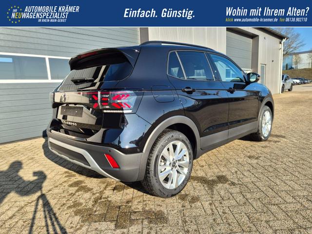 Volkswagen T-Cross 1.0 TSI 116PS DSG Life LED-Matrix-Scheinwerfer ACC Klimaautomatik Sitzheizung PDC v+h 17-LM abged.Scheiben 2xKeyless DAB+ Bluetooth Touchscreen Apple CarPlay Android Auto 