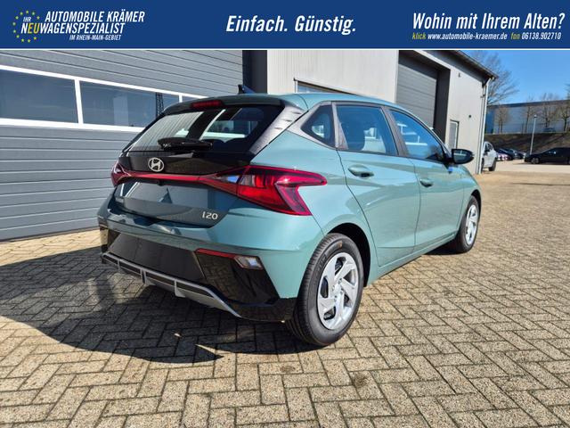 Hyundai i20 1.0 T-GDI 90PS Automatik 5-T&uuml;rer Sitzheizung Lenkradheizung R&uuml;ckf.Kamera PDC Klima Apple CarPlay Android Auto Tempomat Touchscreen 
