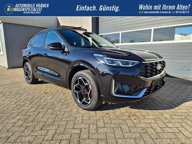 Ford Kuga ST-Line X 243PS PHEV Automatik Matrix-LED schwenkb. AHK elektr. PanoDach Sitzheizung v+h Lenkradheizung Frontscheibe beheizb. Navi SYNC4 Apple CarPlay Android Auto Touchscreen PDC 4xKamera 2xKeyless B+O Sound 19"LM vollelektr. Reichweite 65KM 