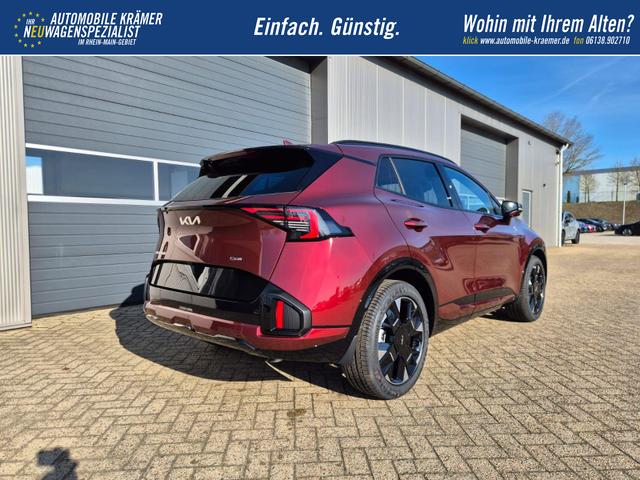 Kia Sportage 1.6 T-GDi 180PS 4x4 AWD Automatik GT-Line NEUES MODELL MY26 FACELIFT Teil-Leder 19"LM Sitzheizung v+h Lenkradheizung Klimaautomatik ACC Navi Bluetooth Touchscreen Apple CarPlay Android Auto PDC R&uuml;ckf.Kamera 2x Keyless 