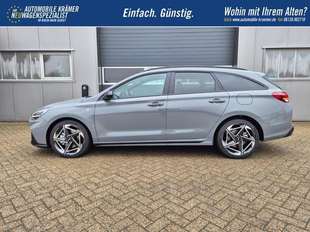 Hyundai i30 Kombi 1.6 T-GDI 150PS Automatik N-Line MY2026 Sitzheizung Lenkradheizung Klimaautomatik Navi 10,3"-Touchscreen Bluelink Apple CarPlay + Android Auto PDC v+h R&uuml;ckf.Kamera 18-LM 