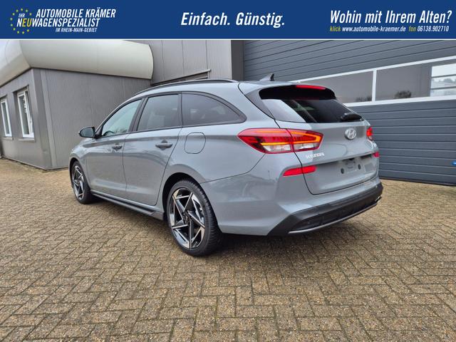 Hyundai i30 Kombi 1.6 T-GDI 150PS Automatik N-Line MY2026 Sitzheizung Lenkradheizung Klimaautomatik Navi 10,3"-Touchscreen Bluelink Apple CarPlay + Android Auto PDC v+h R&uuml;ckf.Kamera 18-LM 